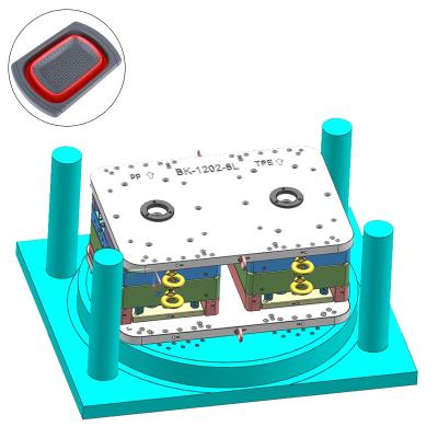 China Plastic Plastik Foldable OEM Plastic Fruit  Basket Mould Machine Two Color Professional Plastic Mould Design Injection Moulding Service for sale