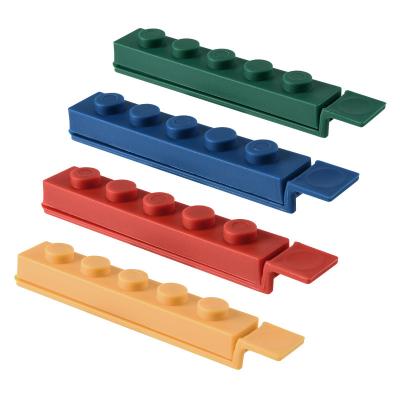 China Creative High Quality Viable Sustainable Plastic Clip Building Block Clip Seal Fresh Food Preservation Mold for sale