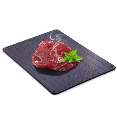 China Food Grade Kitchen Meat Fast Thawing Aluminum Dish Sustainable Home-dollar Hot Selling Defrosting Tray for sale