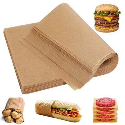 China Food Grade Disposable Oven Baking Paper 10m 20M 30M White Natural Color Silicone Oil Baking Sheets Parchment Paper Supplier for sale