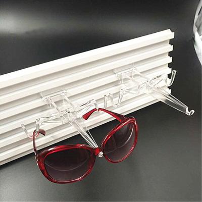 China New wholesale eco-friendly transparent sunglasses optical glass rack eyewear accessories wall hanging display stand for sale