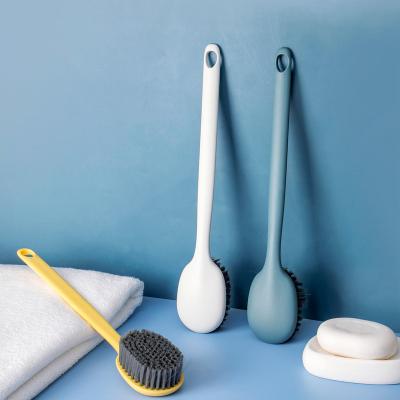 China Long Handle Bath Brush Long Handle Scrubber Skin Massager Brush for sale