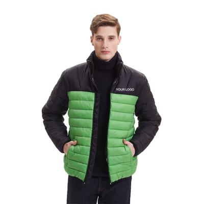 China Mens Wight Wind Jacket Winter Stripper Bubble Thermal Jacket Lightweight Windproof Waterproof Packable for sale