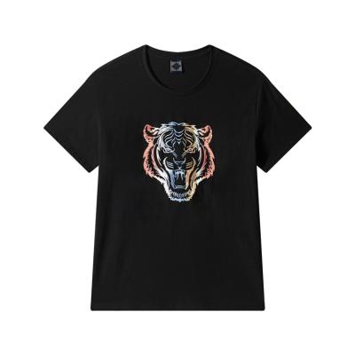 China 2022 New Design High Quality Cotton Anti-Wrinkle Custom 100% Graphic Embroidered Mens T-shirt for sale