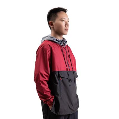 China Wholesale bulk red men's windproof hoodies, custom waterproof softshell hooded jacket for sale