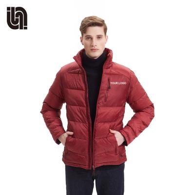 China Viable red custom stripper jacket/puffy jacket/quilted padded jacket, bubble hooded jacket for sale