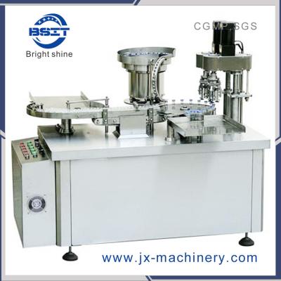 China Vial liquid filling stopper  capping machine for 10ml vial with capacity 40-50pcs/min for sale