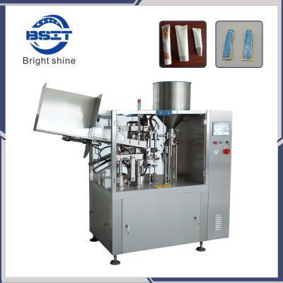 China Semi-Automatic Plastic Tube and Laminate Tube Filling and Sealing Machine for CE certificate for sale