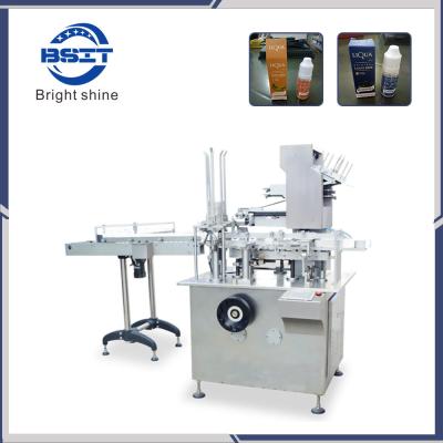 China Bsm-125 Carton Box Packing Machine for 10ml E-Liquid Round Bottle for sale