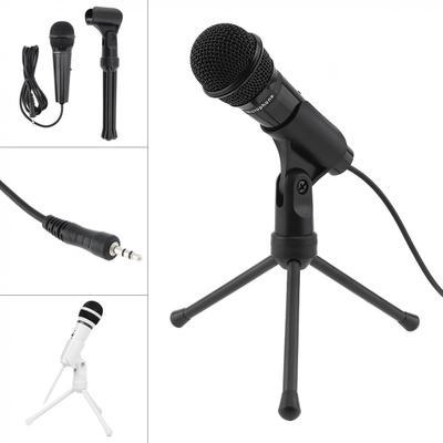 China New Professional Condenser Microphone 3.5mm Plug Home Stereo MIC Desktop Conference Microphone Tripod For PC YouTube Video Skype Gaming Podcast Chat Recording for sale