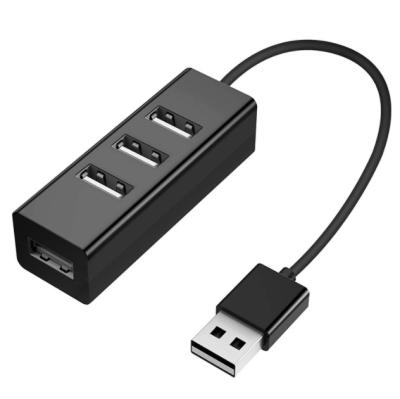 China Hot Selling 4 Port USB OEM 4 Port Multiple Hub for Laptop PC and Smartphone with USB2.0 4-Port 4 in 1 hub for sale