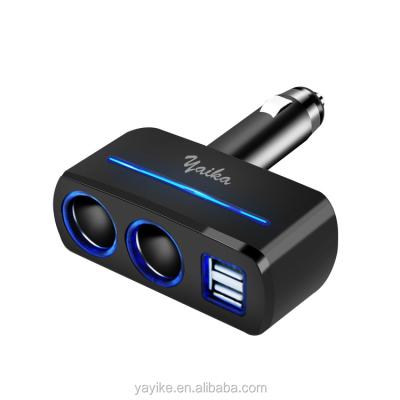 China Wholesale OEM 80W 3.1A Dual USB Retail Fast Cigarette Lighter Car Charger For Mobile Phone Electronic Car Charger For iPhone 11 for sale