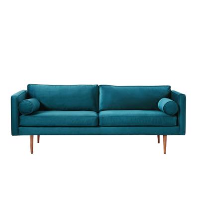 China Nodic style furniture living room modern fashion fabric sofa sectional with modern metal leg for sale