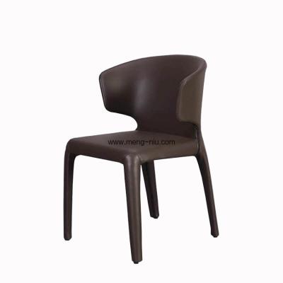 China Full upholstered PU or Fabric dining chair, cafe chair, upholstered hola chair without arm,color optional. for sale