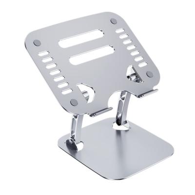 China Dissipation Hollow Aluminum Multifunctional Angle Hwat Notebook Tablet Adjustable Foldable Carry Stand for sale