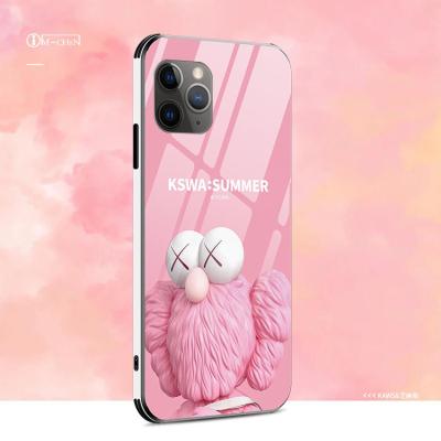 China High Quality Anti-fall Fashion TPU Cell Phone Cases Tempered Glass Cover Device Case For iPhone11 Pro Max for sale