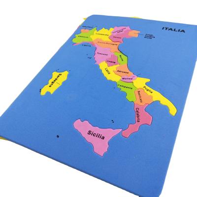 China ITALY MAP Study Do with Map Activity Kit & Puzzle ITALY MAP (3 Years+) Learning Aid & Educational Toy Puzzle for sale