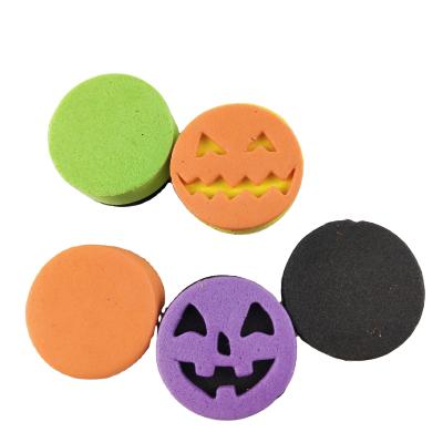 China Halloween Seasonal Product-Halloween Foam Stamp Set 6 Pieces Include Ink PAD For Kids Painting, Kits Halloween Decoration for sale