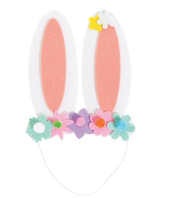 China Festival Stuff Easter Felt Bunny Headband Craft Kit for sale