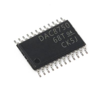 China HTSSOP-24 microcontroller integrated circuit components IC Chips Electronic standard new and original DAC8750IPWPR in stock for sale