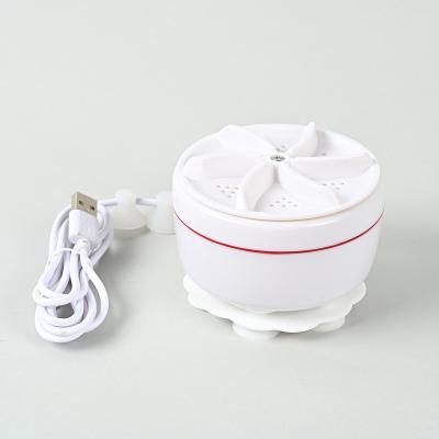 China Hotel 2023 Mini Washing Machine Portable Turbo Washing Machine Usb Powered Removes Dirt Washer Clothing Cleaning Tool for sale