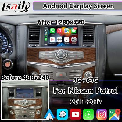 中国 Lsailt 8 インチ Android Carplay スクリーン 日産パトロール Y62 パスファインダー 2011-2017 ワイヤレス Android オート付き 販売のため