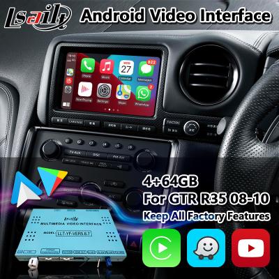 China Lsailt Wireless Carplay Android Video Interface for Nissan GTR R35 GT-R JDM 2008-2010 for sale