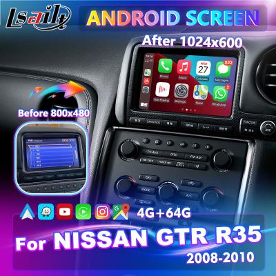 China Lsailt 7 Android-van het Vervangingshd Duim Scherm Van verschillende media voor Nissan GTR R35 GT-r JDM 2008-2010 Te koop