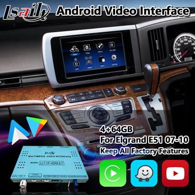 China Lsailt Android Nissan Multimedia Interface for Elgrand E51 Series 3 2007-2010 for sale