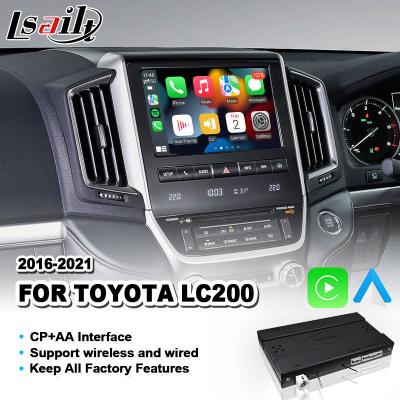 Chine Android sans fil Carplay automatique Inrerface pour le Toyota Land Cruiser 200 GXL Sahara VX VXR VX-R LC200 2016-2021 à vendre