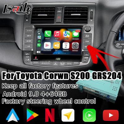 Cina Aggiornamento automatico S200 GRS204 di androide carplay senza fili del sistema di Android della corona di Toyota in vendita