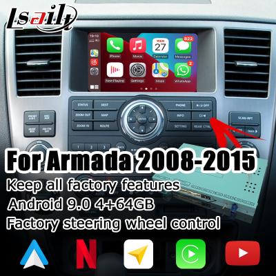 China Video de interface carplay androïde autodoos van Android voor Nissan Armada TA60 2008-2015 Te koop