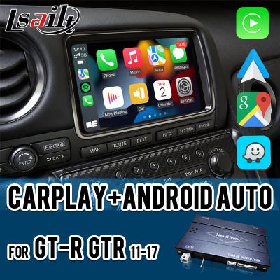 China Wireless CarPlay Interface for GT-R GTR R35 2011-2017 Included Android Auto, GPS Navigation, Reverse Camera for sale