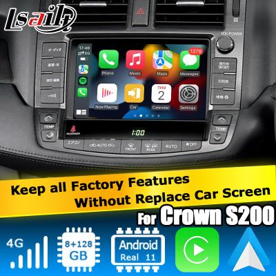 China Toyota Crown GRS204 URS206 UZS207 S200 Android inalámbrico Carplay Android Auto 8+128GB impulsado por Qualcomm en venta