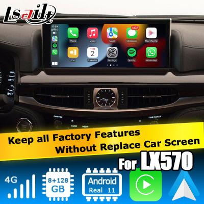 China Lexus LX570 LX450d Android video interface support carplay android auto Qualcomm 8+128GB Android 11 for sale