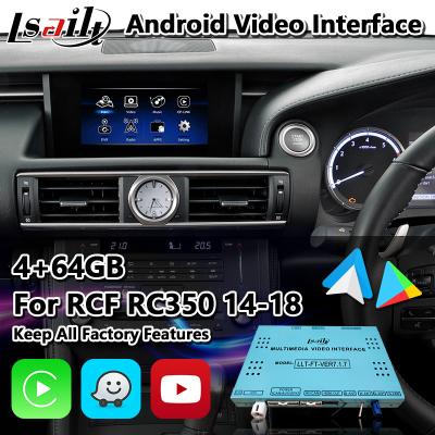 China Lsailt Android System With Carplay Android Auto for Lexus RC 350 300h 200t 300 AWD F Sport 2014-2018 for sale