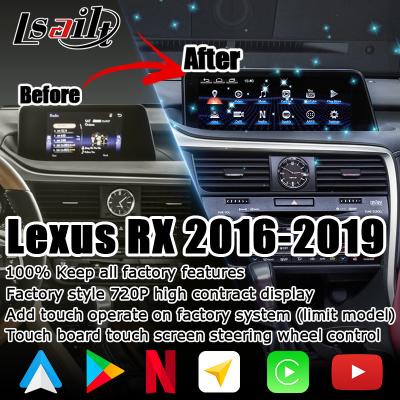 Cina Android 8+128GB Lsailt Lexus Android carplay Android auto schermo per RX350 RX450h RX300 Processore 2.0Ghz in vendita