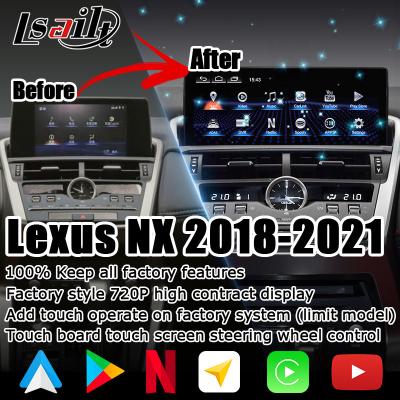 Cina NX300 NX300h Lexus Android grande schermo 10.25 pollici Android Carplay aggiornamento in vendita