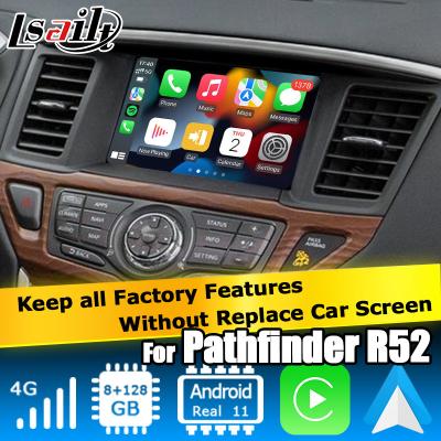 China Nissan Pathfinder Andorid 11 Carplay Android auto navigatiesysteem Online navigatie Video spelen Te koop