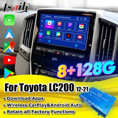 중국 CarPlay, YouTube, GPS 내비게이션이 내장된 Land Cruiser 2016-2019 LC200용 Lsailt Android 자동 인터페이스 판매용