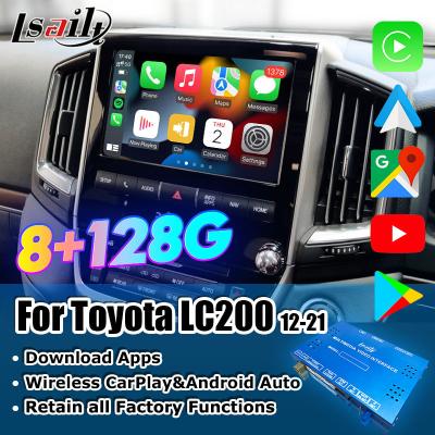 China 8+128GB Qualcomm Android Multimedia Video Interface for Land Cruiser 2013-2021 LC200, VX_R, GX_R with Wireless CarPlay for sale