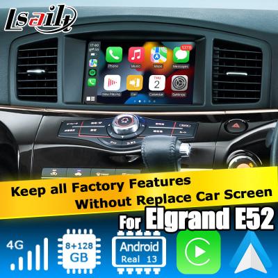 China Nissan Elgrand Quest E52 Android 13 video interface Box carplay android auto module 8+128 for sale