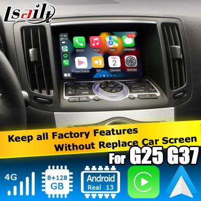 China Infiniti G series Skyline G37 G25 G35 Q40 V36 Android 13 video interface with carplay android auto for sale