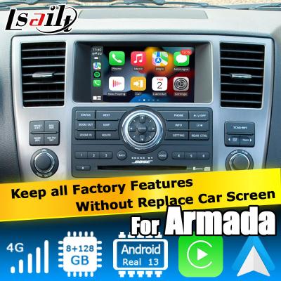 China Nissan Armada TA60 factory style Android multimedia video interface, support wireless Carplay Android Auto for sale