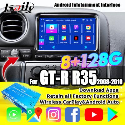 China Wireless CarPlay Interface/Android Infotainment Module for GT-R GTR R35 2008-2010 JDM Model Incuded NetFlix, YouTbe for sale