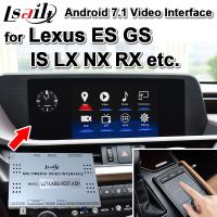 Cina Controllo del Touch Pad dell'interfaccia dell'automobile di Android 7,1 il video per Lexus 2013-18 l'es GS È LX NX RX in vendita