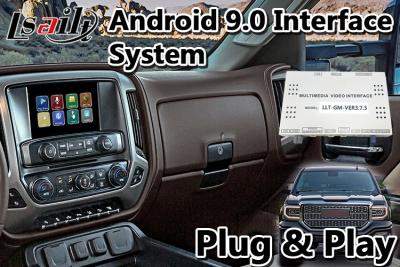 중국 GMC Sierra Mylink 2014-2020 Waze Mirrorlink용 Android 9.0 멀티미디어 비디오 인터페이스 Google 판매용