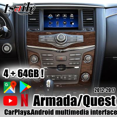 China De Autointerface van PX6 4G Android met Google Play, NetFlix, Spotify voor Armada, Zoektocht, Infiniti QX, Patrouille Te koop