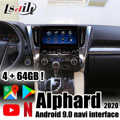 China 4+64GB CarPlay/Android-de Interface omvatte HEMA, NetFlix Spotify voor Alphard Toyota Camry Te koop