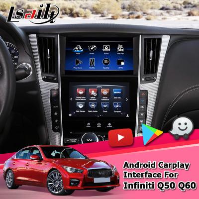 Cina Torta di Android 9,0 dell'interfaccia di navigazione carplay di Infiniti Q50 Q60 Android video in vendita